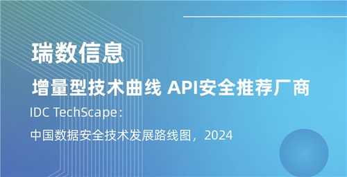 瑞數信息再度入選IDC中國數據安全技術發展路線圖，領航API安全技術發展